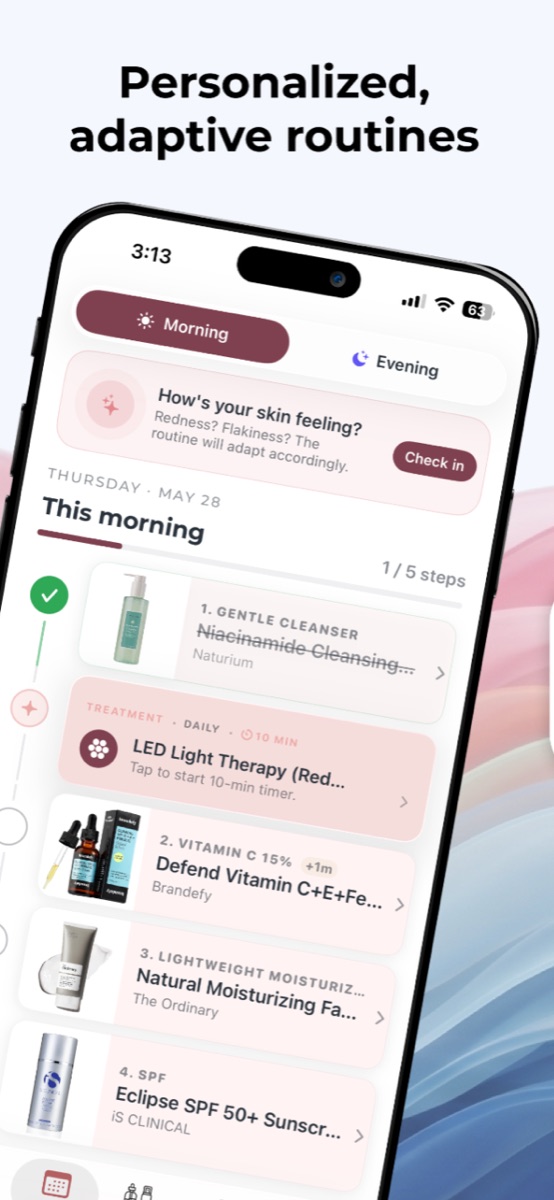 SkinLogic app screenshot