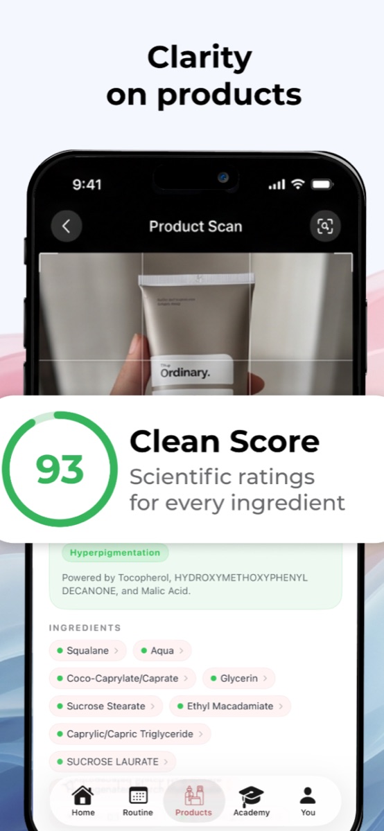 SkinLogic app screenshot